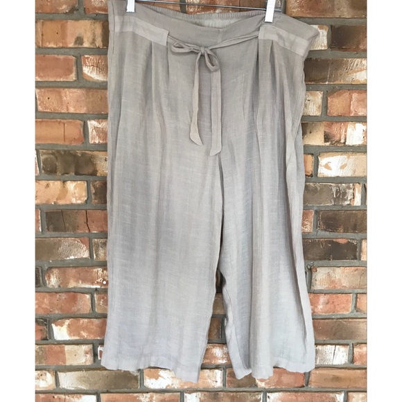 JM Collection Women’s Tan Wide Leg Pants XL - Picture 6 of 6